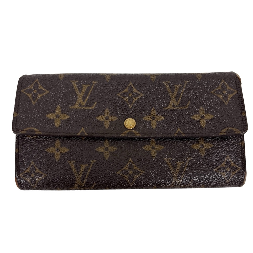 Louis Vuitton Vintage Monogram Snap Long Sarah Wallet
